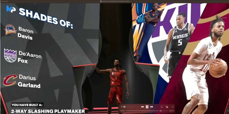 NBA 2K24 Best 2-Way Slashing Playmaker Build For Center