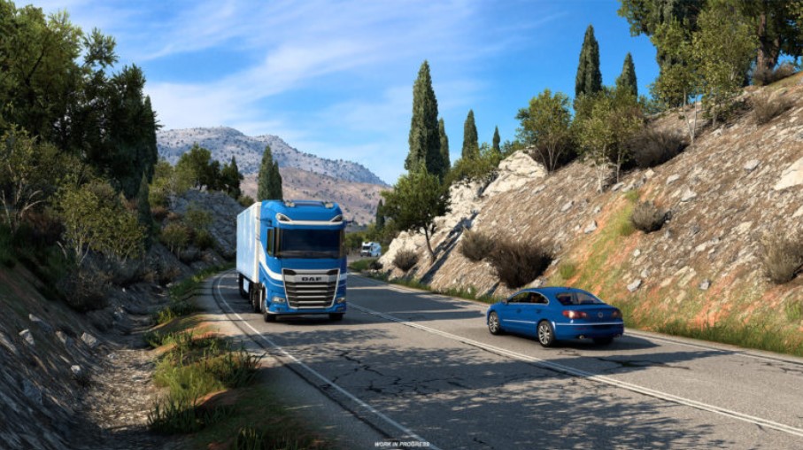 A “Greek” addition has been announced for Euro Truck Simulator 2